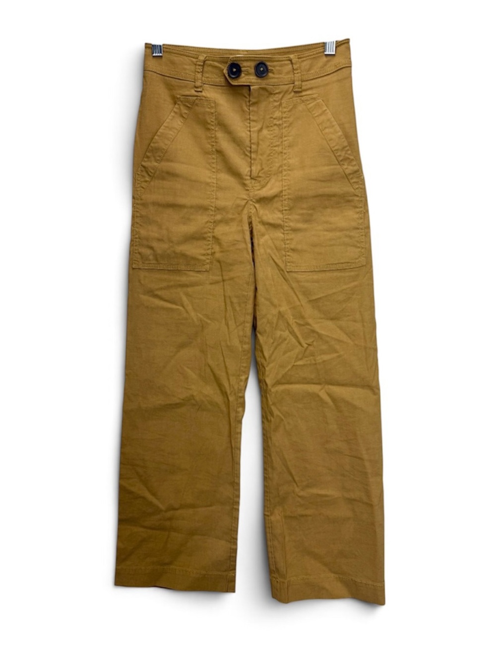 Anthropologie Maeve Colette Wide-Leg Cropped Pants Size 0 - Picture 4 of 10